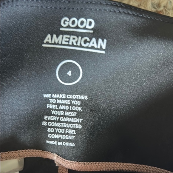 Good American Pink and Brown Leggings with Animal Print - Picture 2 of 10